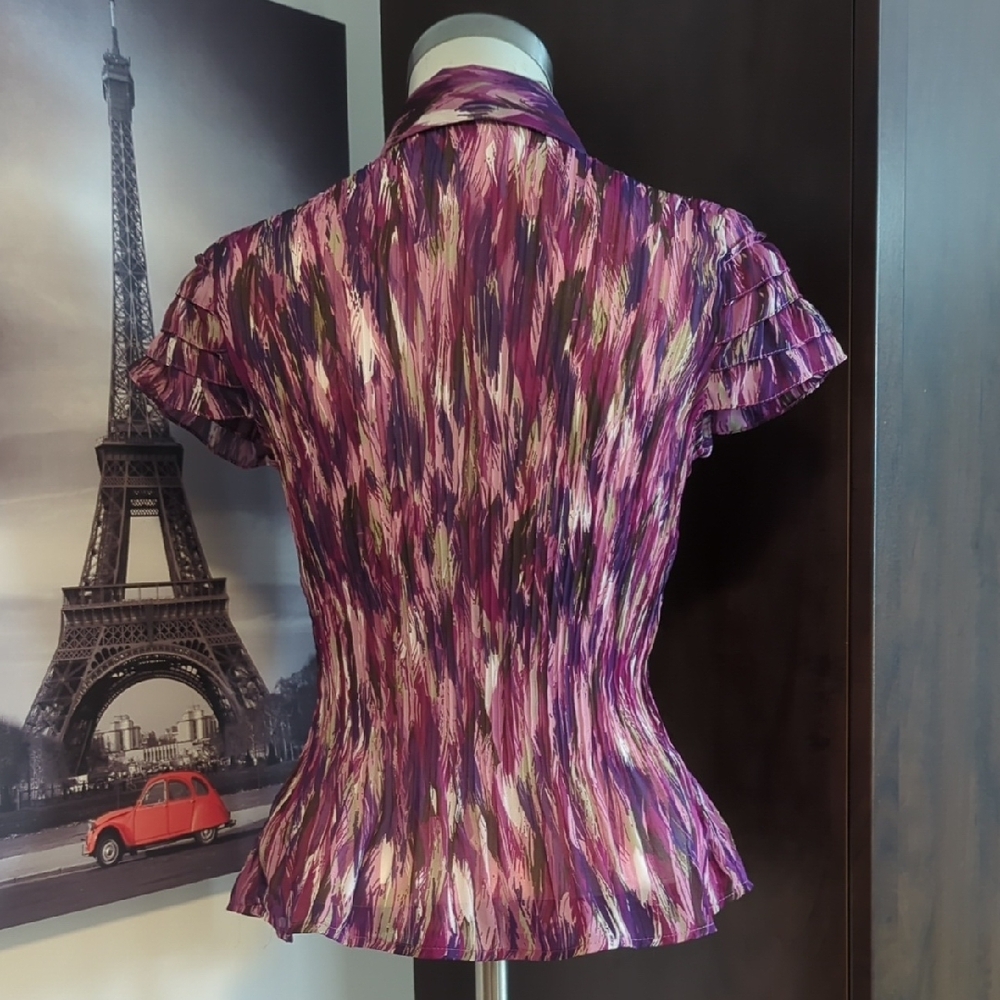 East 5th Multicolor Ruffled Blouse - Picture 5 of 8